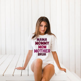 Camiseta Mama Retro - Camiseta de Vida de Mãe Cami