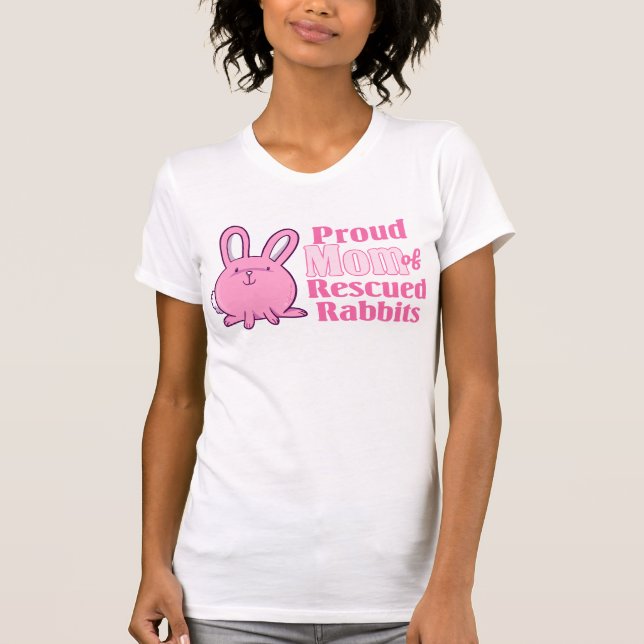 Camiseta Mamã salvada dos coelhos (Frente)