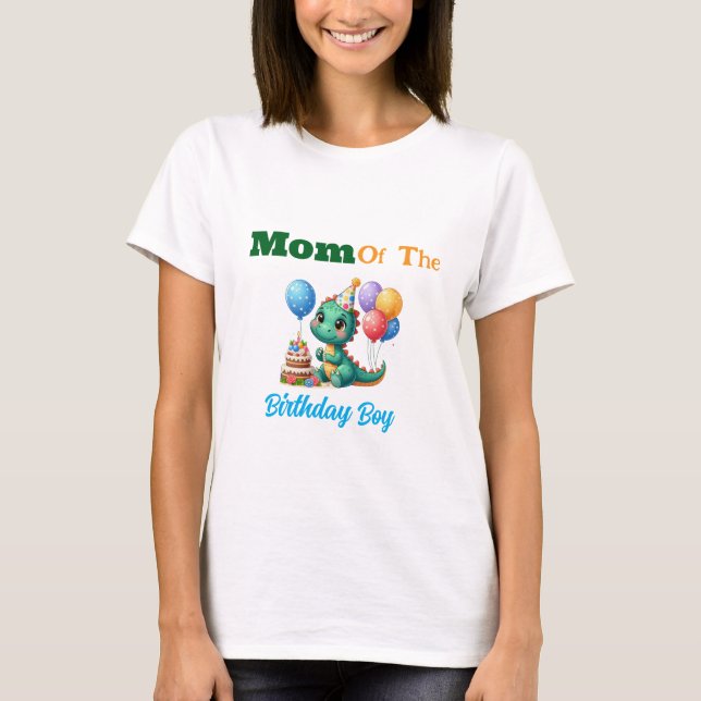Camiseta Mama Saurus Birthday Shirt (Frente)