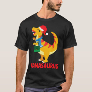 Camiseta Mama Saurus Rex Matching Family Pajama Pj Christma