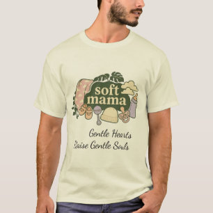 Camiseta Mama Soft Retro Bebê Desenho de Essentials Linda
