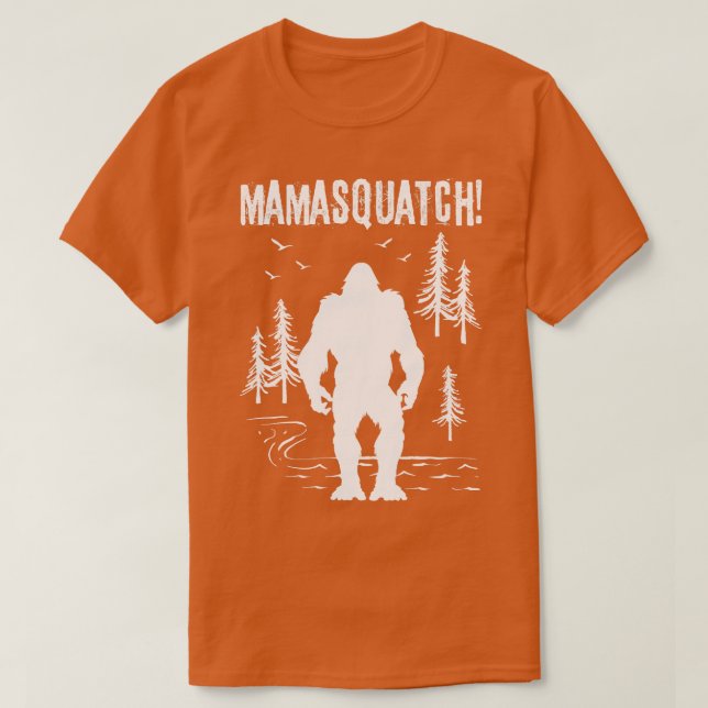 Camiseta Mama Squatch Bigfoot (Frente do Design)