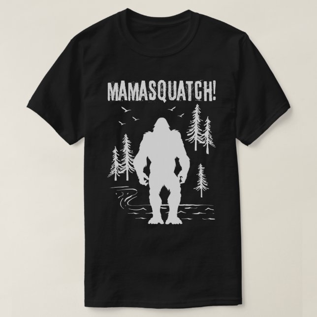 Camiseta Mama Squatch Bigfoot (Frente do Design)