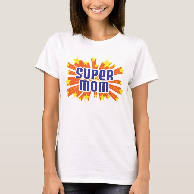 Camiseta Mamã super (Frente)