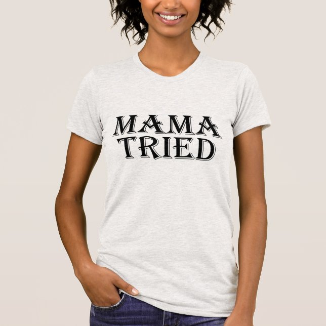Camiseta mama tentado (Frente)