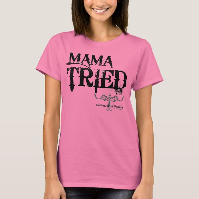 CAMISETA MAMA TENTOU (Frente)