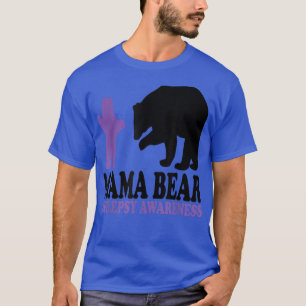 Camiseta Mama Ursa Consciência e Apoiadores Epilepsia