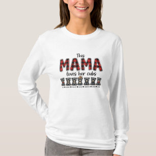 Camiseta Mama ursa personalizada Dia das Mães Fofo Person