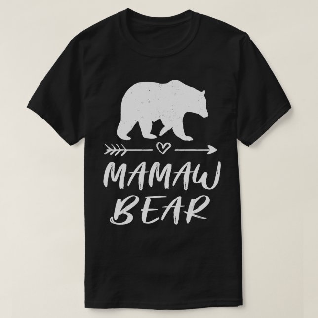 Camiseta Mama Urso de Mama Correspondente Presente (Frente do Design)