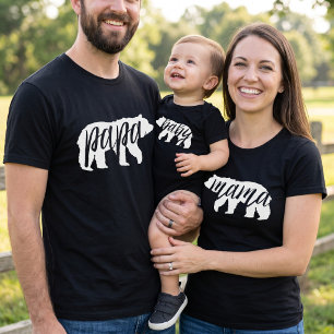 Camiseta Mama Urso Família Correspondente