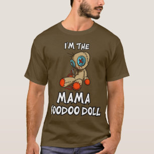 Camiseta Mama Voo Doll Halloween Matando Família
