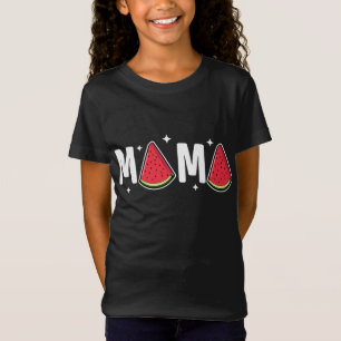 Camiseta Mama Watermelon Summer Fruta Watermelon Moth