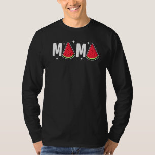 Camiseta Mama Watermelon Summer Fruta Watermelon Moth