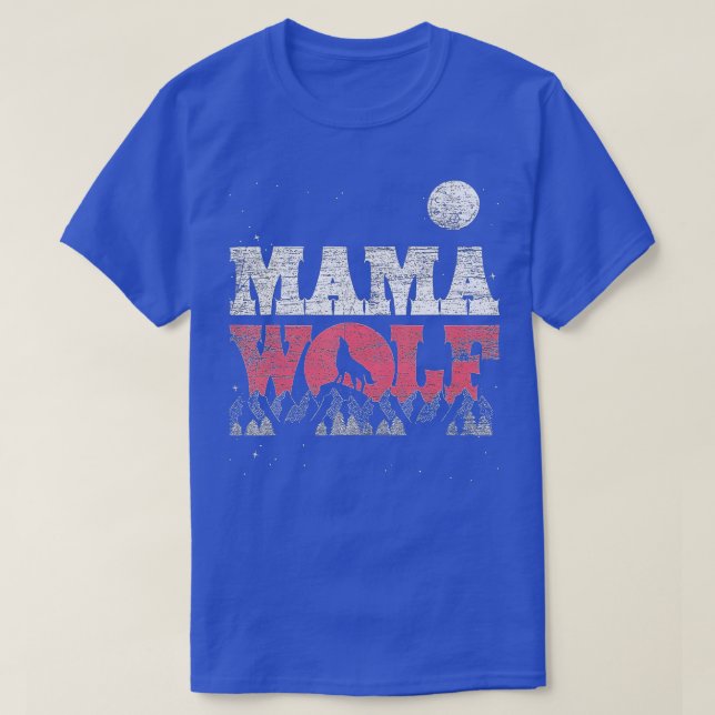 Camiseta Mama Wolf (Frente do Design)