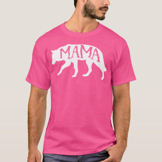 Camiseta Mama Wolf para a Mãe Selvagem Protetora (Cores)