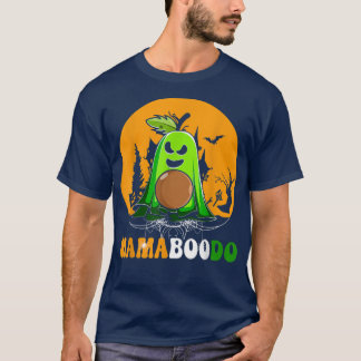 Camiseta Mamaboodo Scary Ghost Avocado Vegan Frutas Sobre F
