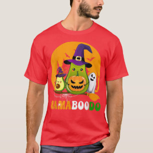Camiseta Mamaboodo Scary Wity Avocado Vegan Frutas Sobre F