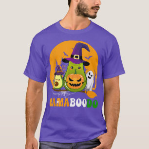 Camiseta Mamaboodo Scary Wity Avocado Vegan Frutas Sobre F