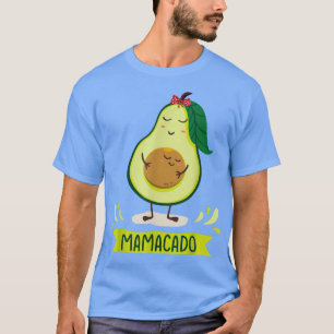 Camiseta Mamacado Avocado Grávida Mãe Gravidez Annoucemen