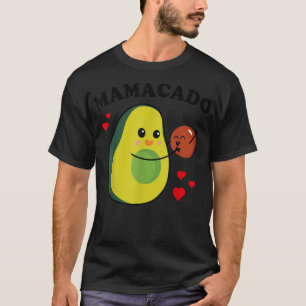 Camiseta Mamacado Avocado Gravidez Costume Adulto Crianças