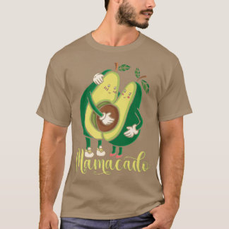 Camiseta Mamacado Avocado Mãe de Gravidez Bebê Grávida