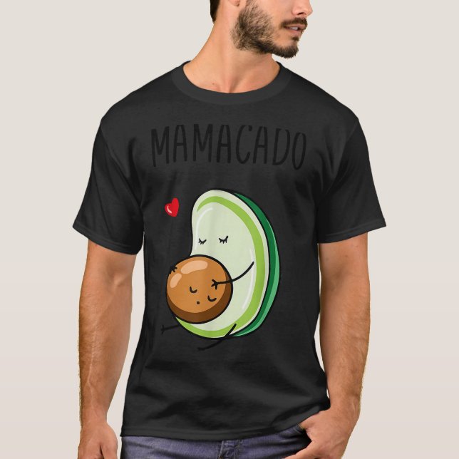 Camiseta Mamacado Avocado Pregnant Mom Pregnancy Avo  (Frente)