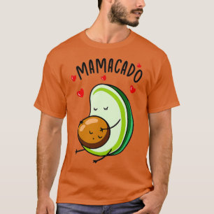 Camiseta Mamacado Cute Avocado Grávida Mãe Gravidez Annou