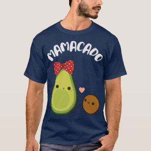 Camiseta Mamacado Cute Avocado Grávida Mãe Vegan Mãe Da