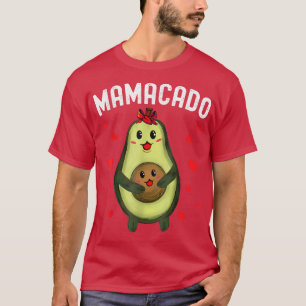 Camiseta Mamacado Cute Avocado Recém-Grávida Mãe Presente