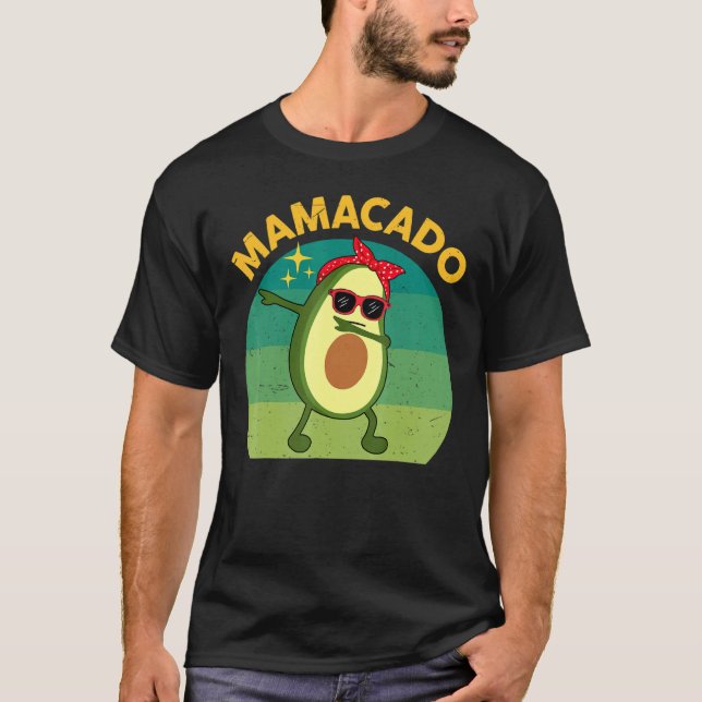 Camiseta Mamacado Dabbing Avocado Kid Men Women Avocado Cos (Frente)
