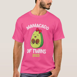 Camiseta MAMACADO DE TWINS 2025 Gêmeos Engraçados Mãe Advoc