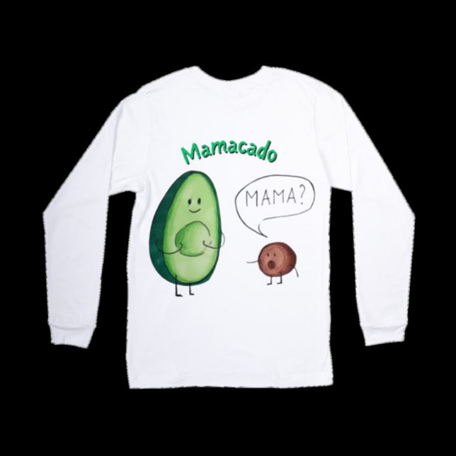 Camiseta Mamacado Funny Avocado Mãe Design - Bonitinho (Criador carregado)