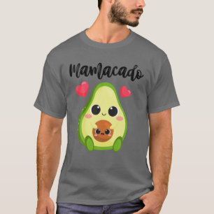 Camiseta Mamacado Gravidez Avocado Anúncio de Gravidez M