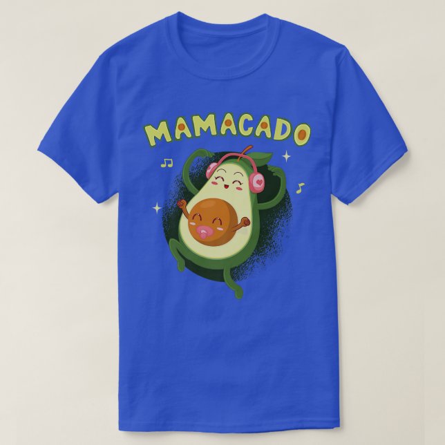 Camiseta Mamacado Guacamoles Frutas da cozinha africana Avo (Frente do Design)