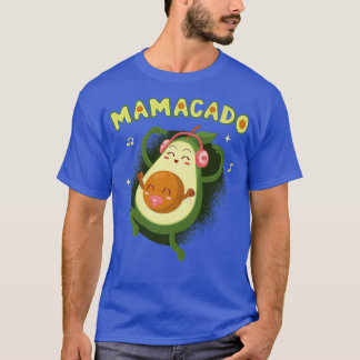 Camiseta Mamacado Guacamoles Frutas da cozinha africana Avo