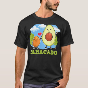Camiseta Mamacado Mama Avocado With Seed Funny Vegan Mom Mo