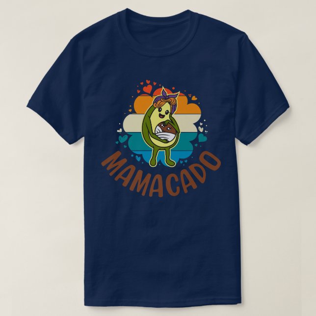Camiseta Mamacado, Mulheres Avocadas Para Meninas, Mãe Boni (Frente do Design)