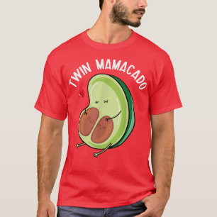 Camiseta Mamacado Twin Preguiçante Engraçado Mamacado Gravi