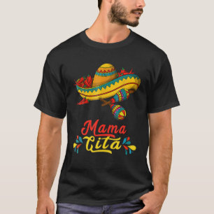 Camiseta Mamacita Cinco De Mayo Taco Fiesta Mãe Engraçado M
