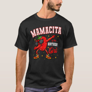 Camiseta Mamacita Da Rapariga De Aniversário A Dabbing Stra