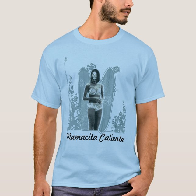 Camiseta Mamacita - o T dos homens (Frente)