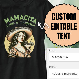 Camiseta Mamacita Precisa De Um Limão Retro Margarita