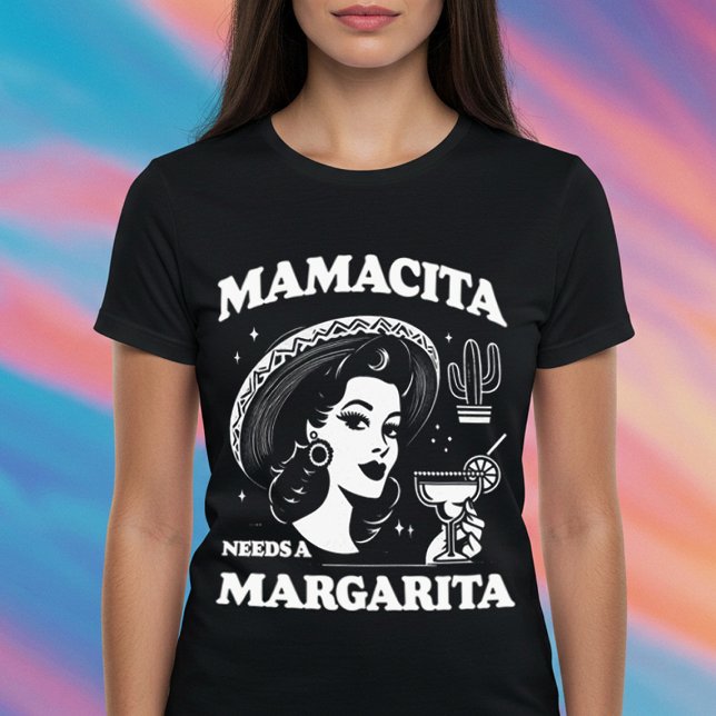 Camiseta Mamacita precisa de uma Margarita (Criador carregado)