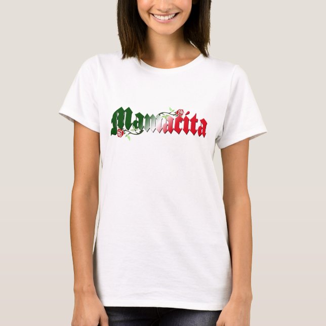Camiseta Mamacita Rosas (Frente)