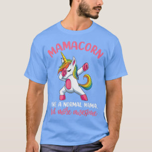 Camiseta Mamacorn Mama Unicorn s, mães de aniversário do Un