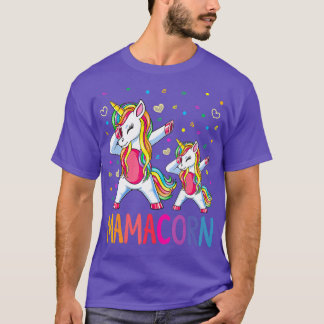 Camiseta Mamacorn Unicorn Costume Dia de as mães Mãe