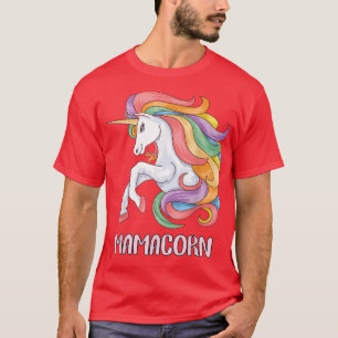 Camiseta Mamacorn Unicorn Costume Dia de as mães Mãe