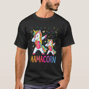 Camiseta Mamacorn Unicorn Mãe Dia de as mães Engraçado Para