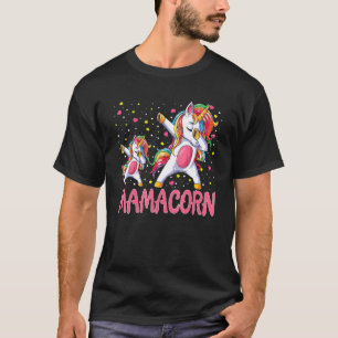 Camiseta Mamacorn Unicorn Mãe Dia de as mães Engraçado Para