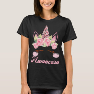Camiseta Mamacorn Unicorn Mãe Dia de as mães Engraçado Para